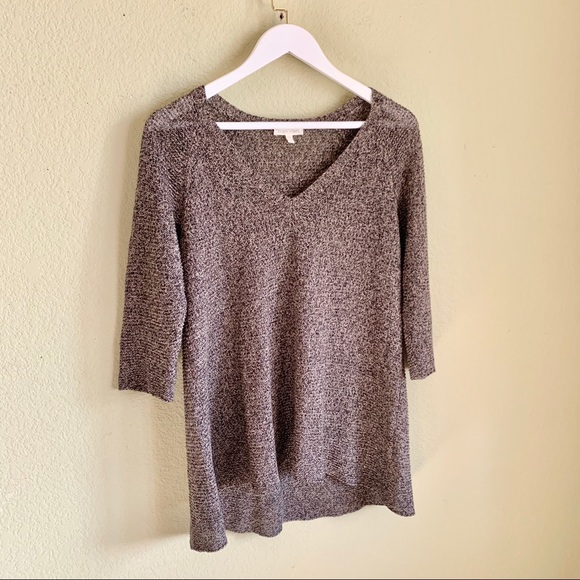 EILEEN FISHER Linen HiLo Sweater Tunic - Picture 8 of 8